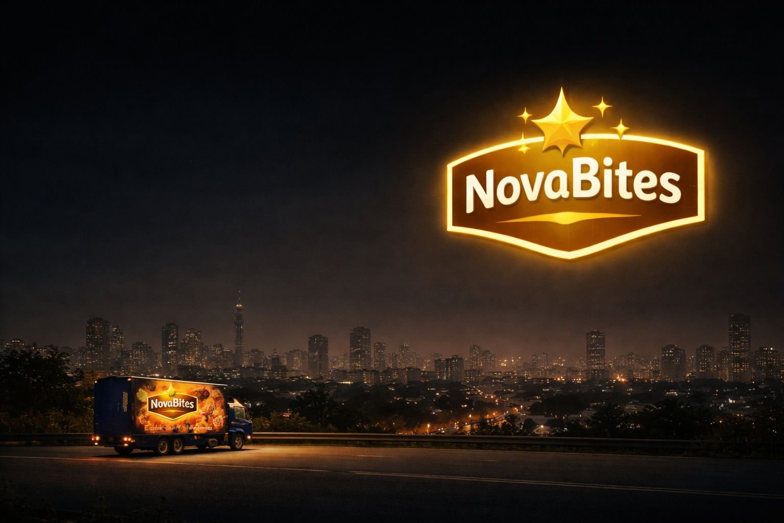 The Wingman Marketing branded truck on the road